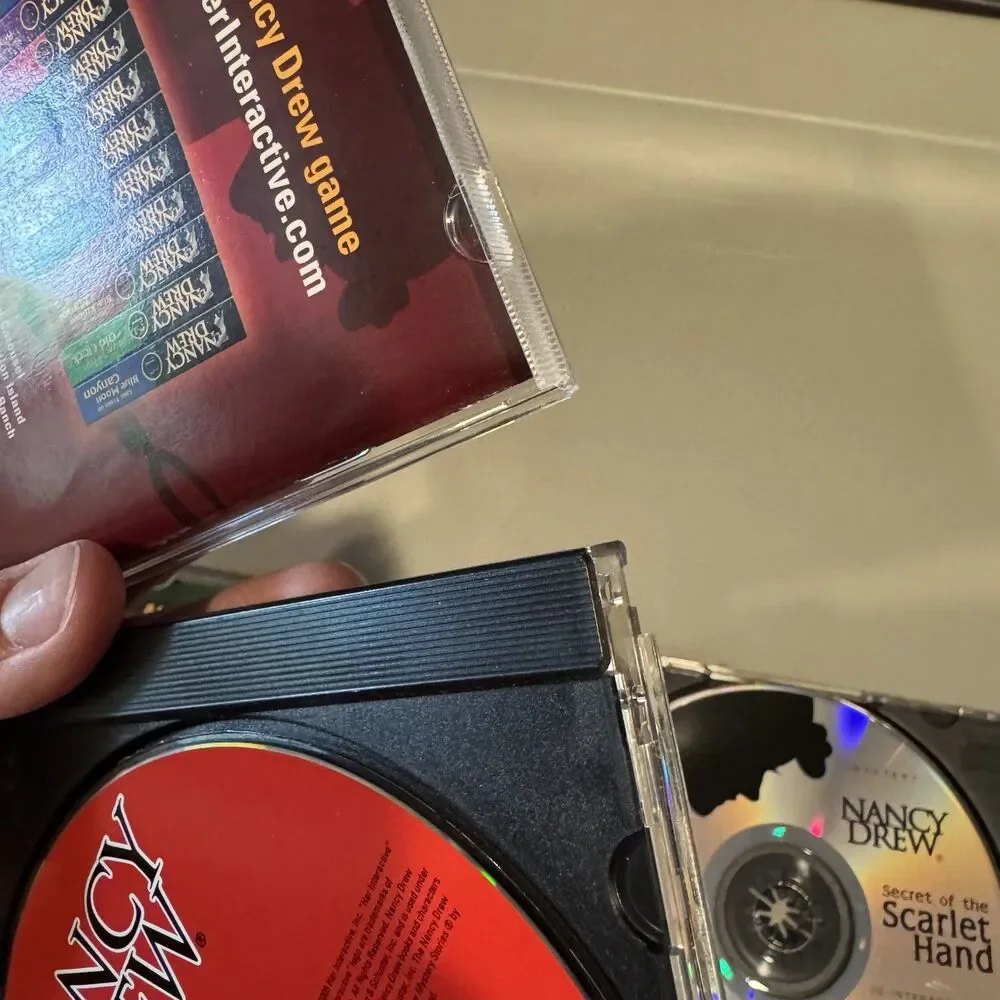 Nancy Drew PC Games Lot Haunted Carousel Secret Scarlet Hand Mystery CD-ROM